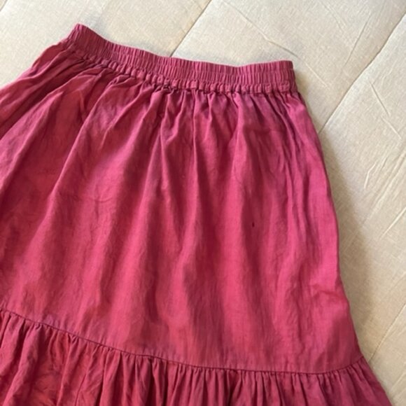 100% Linen Summer Co-ord Set — Skirt AND Crop Top - Picture 4 of 13